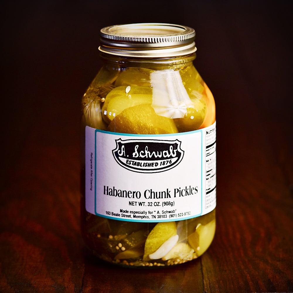 Habanero Chunk Pickles 32oz
