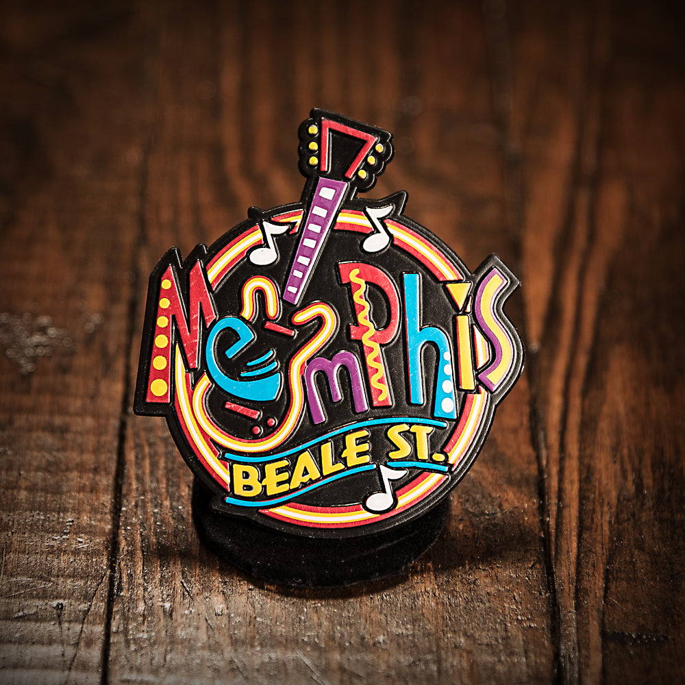 Round Beale Neon Magnet