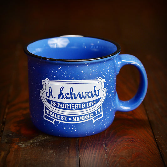 A. Schwab Campfire Mug, Blue