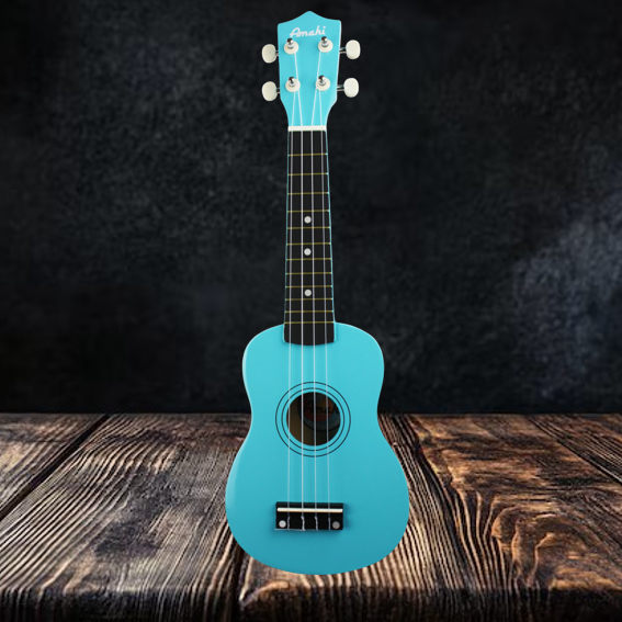 Amahi Ukulele Glacier Blueberry