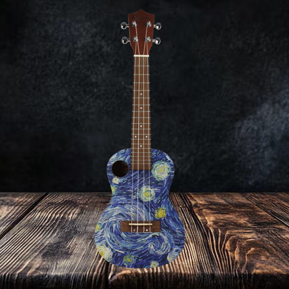 Amahi Ukulele Masterpiece Series Starry Night