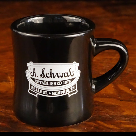 A. Schwab Black Diner Mug