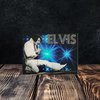 Elvis Blue on Stage Magnet