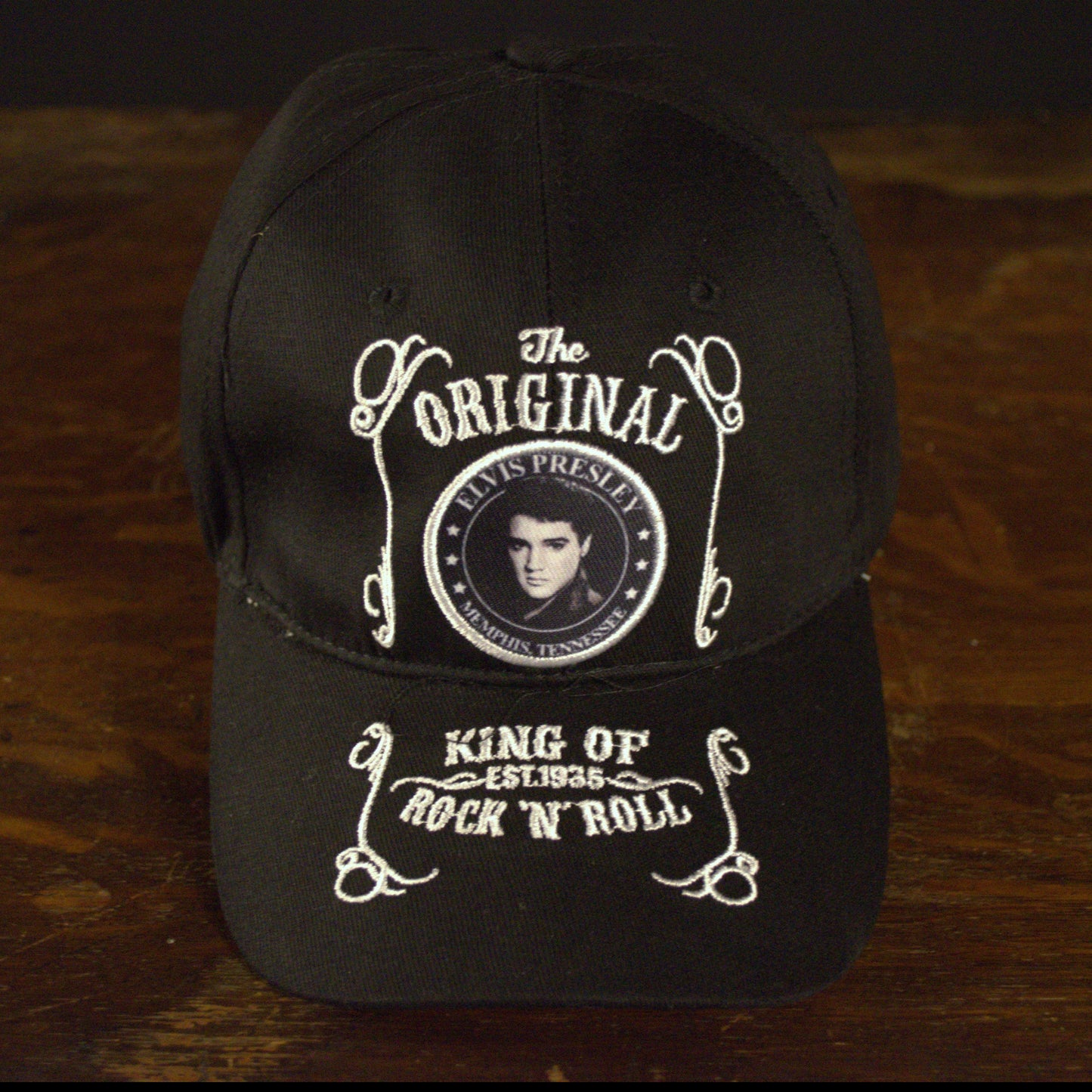 Elvis Black & White Hat