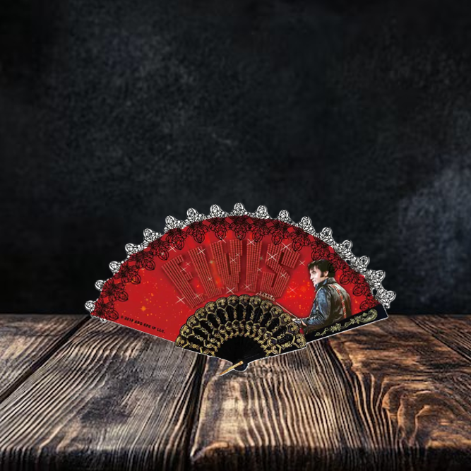 Elvis Hand Fan - '68 Red