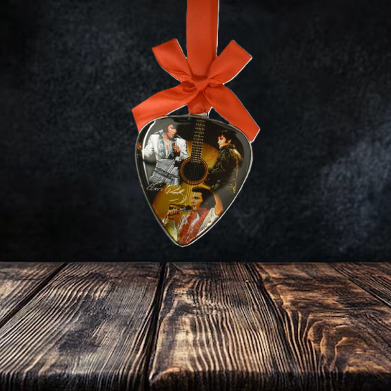 Elvis Ornament Guitar Pick Foil