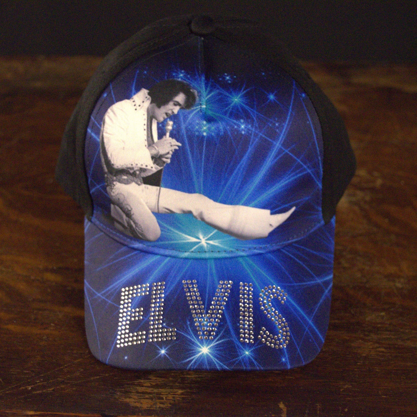 Elvis with Rhinestones Hat