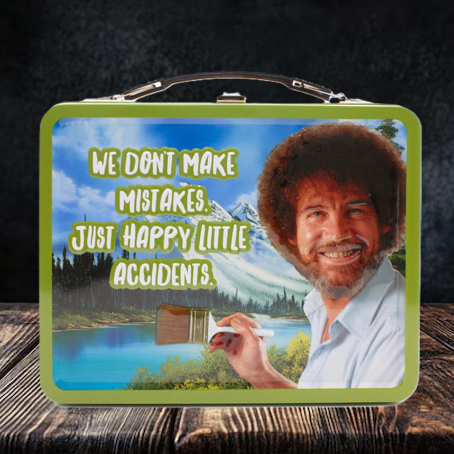 Bob Ross Tin Lunch Box