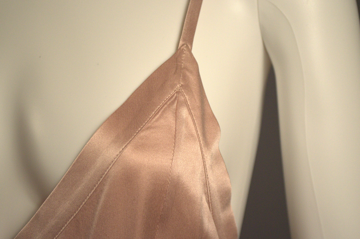 Short Button Down Gown Dusty Rose