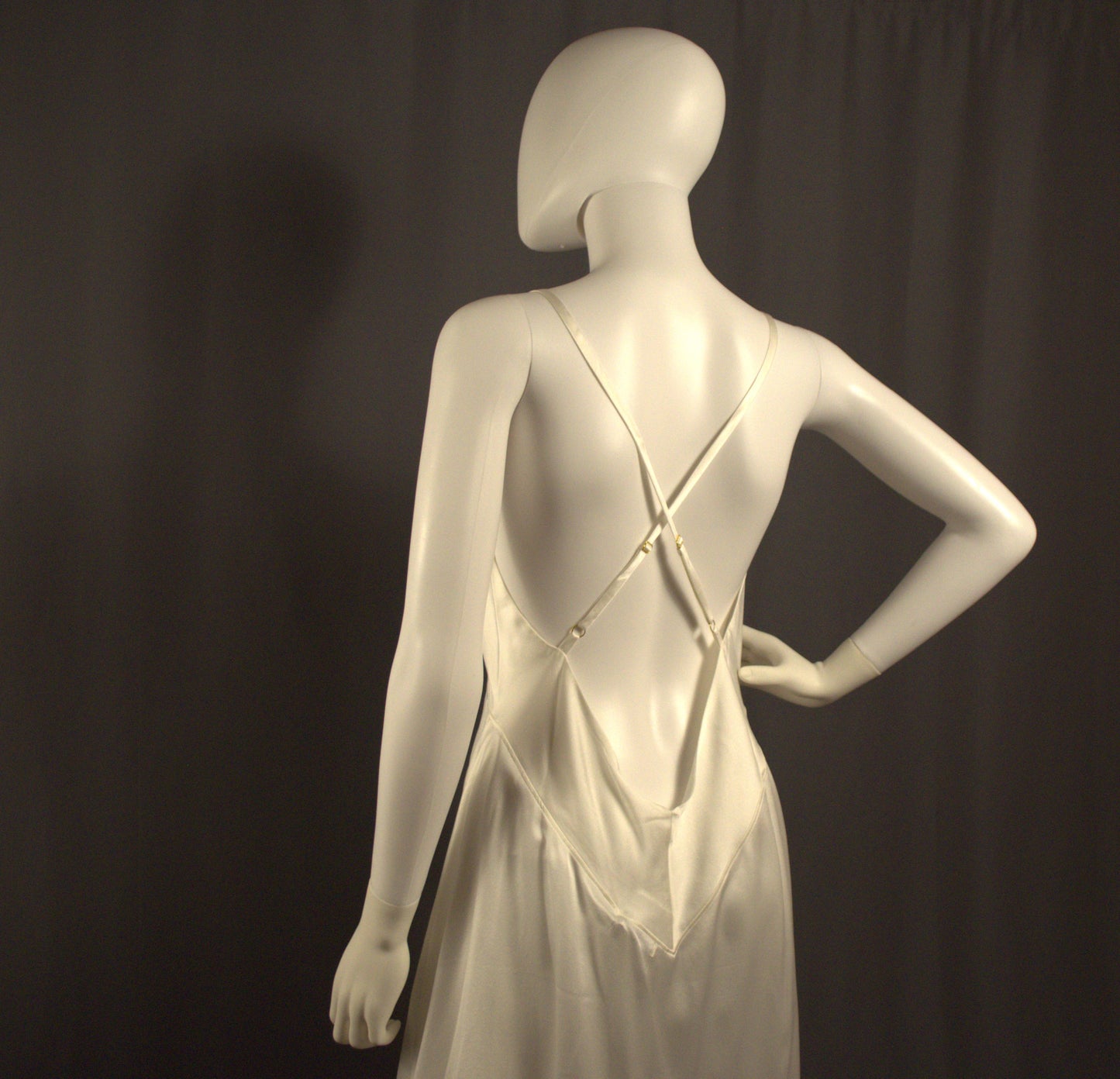 Short Empire Waist Gown Ivory