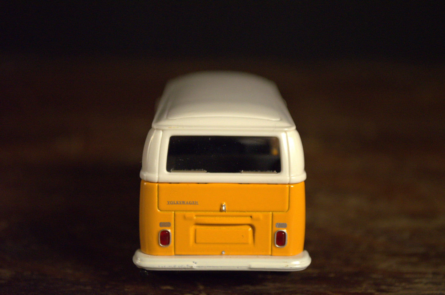 Orange Volkswagen Type 2 Bus Die Cast 1/42 Scale