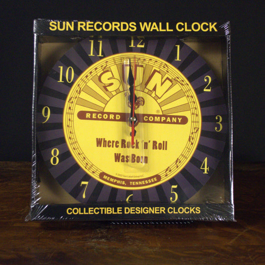 Where Rock 'N' Roll Was Born! Sun Studios Wall Clock