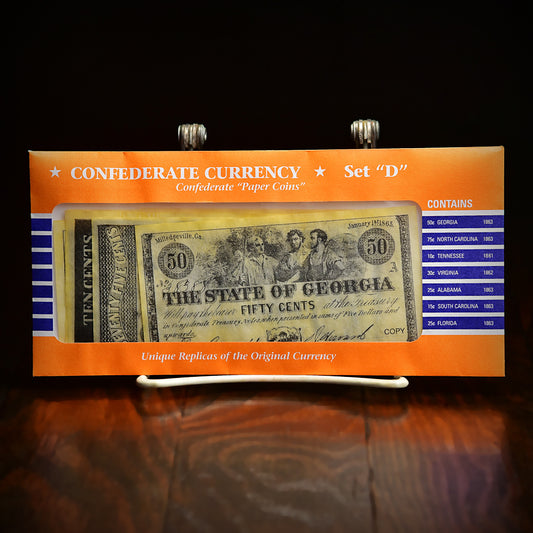 Confederate Currency Set "D"