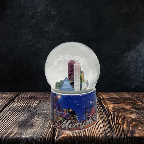 Memphis Snow Globe - Skyline