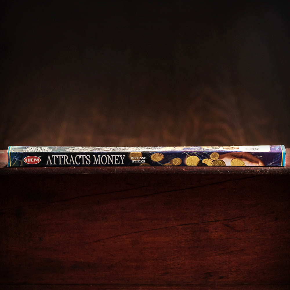 8g Hem Square Incense, Attract Money!
