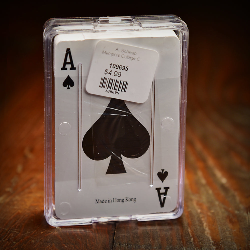 Memphis Collage Playing Cards with A. Schwab Logo