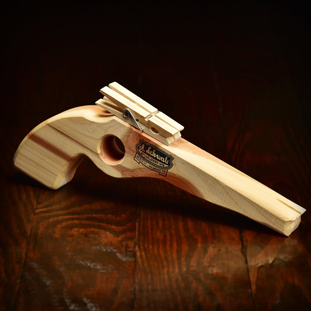 Old Fashioned Double Barrel Rubber Band Pistol