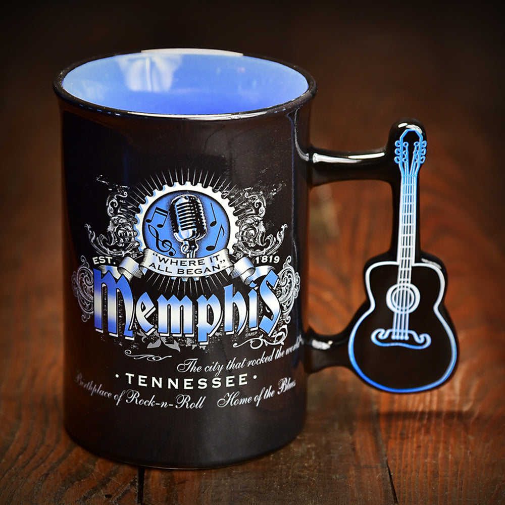 Where it all Began Guitar Handle Mug