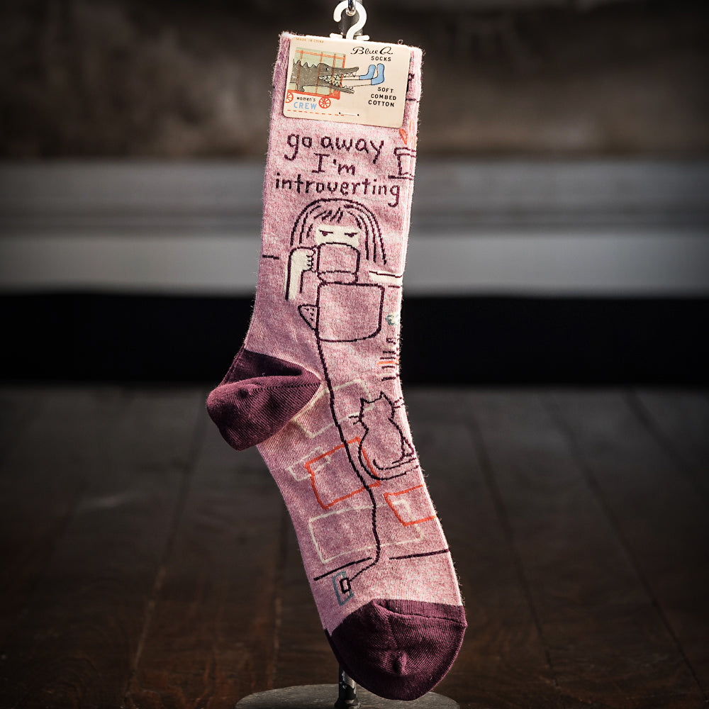 Blue Q Novelty Socks -- Go Away