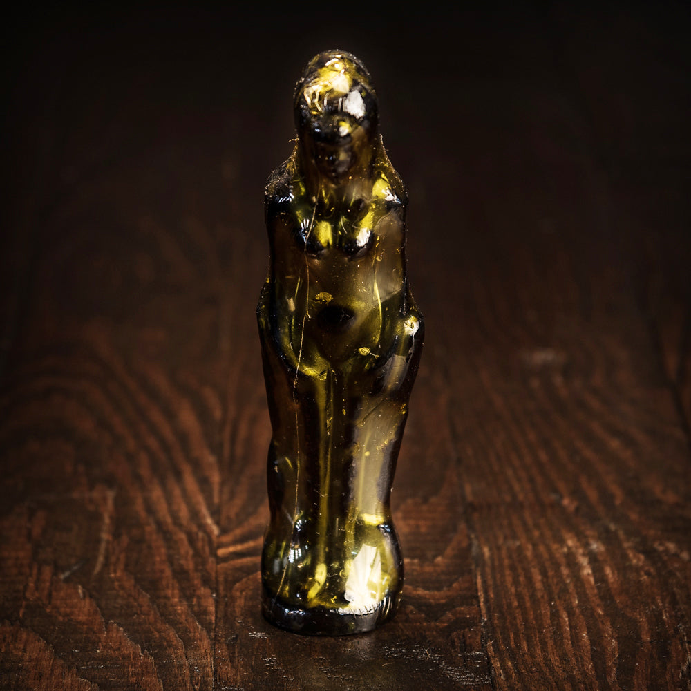 Female Image Candle, Black