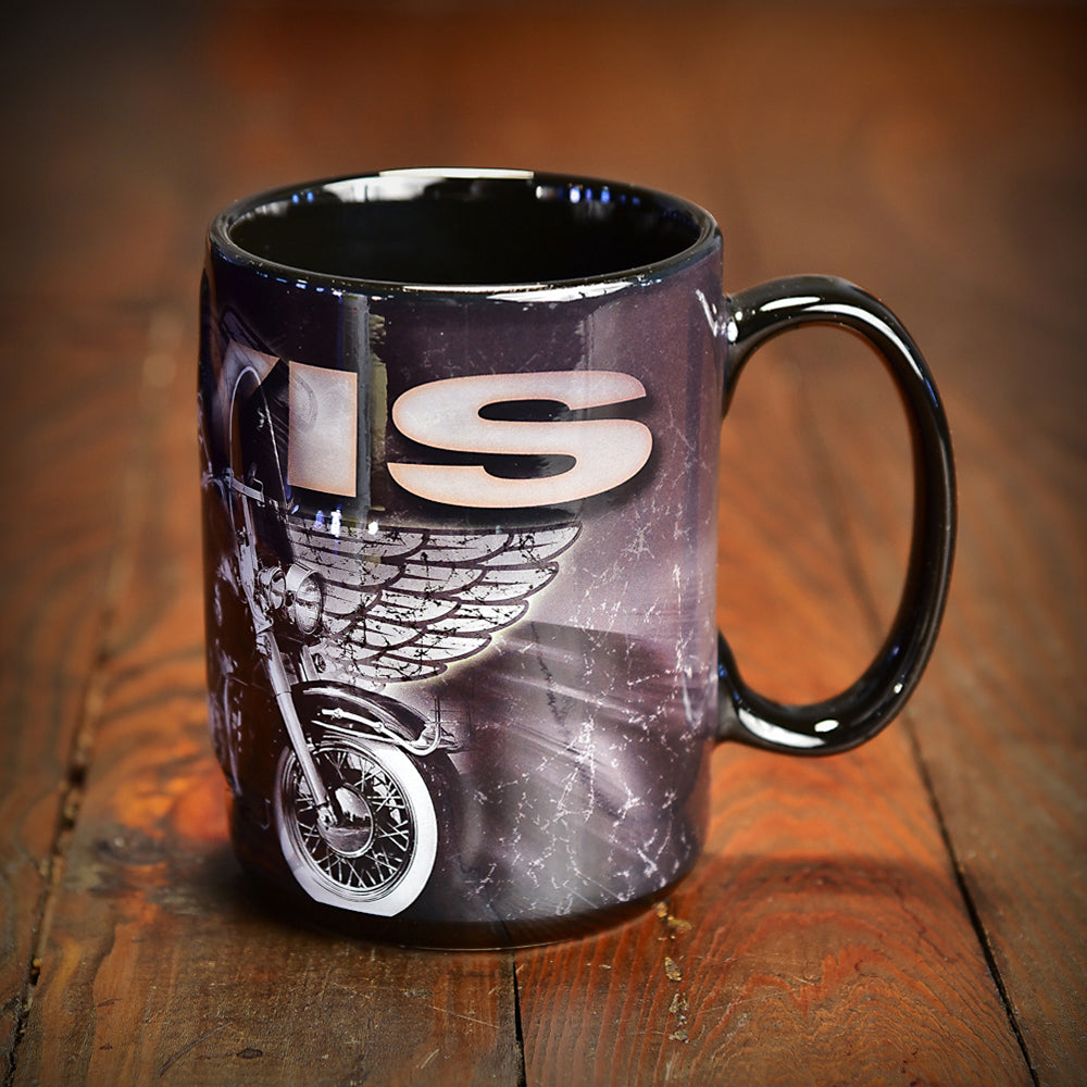 Elvis Motorcycle with Wings Mug