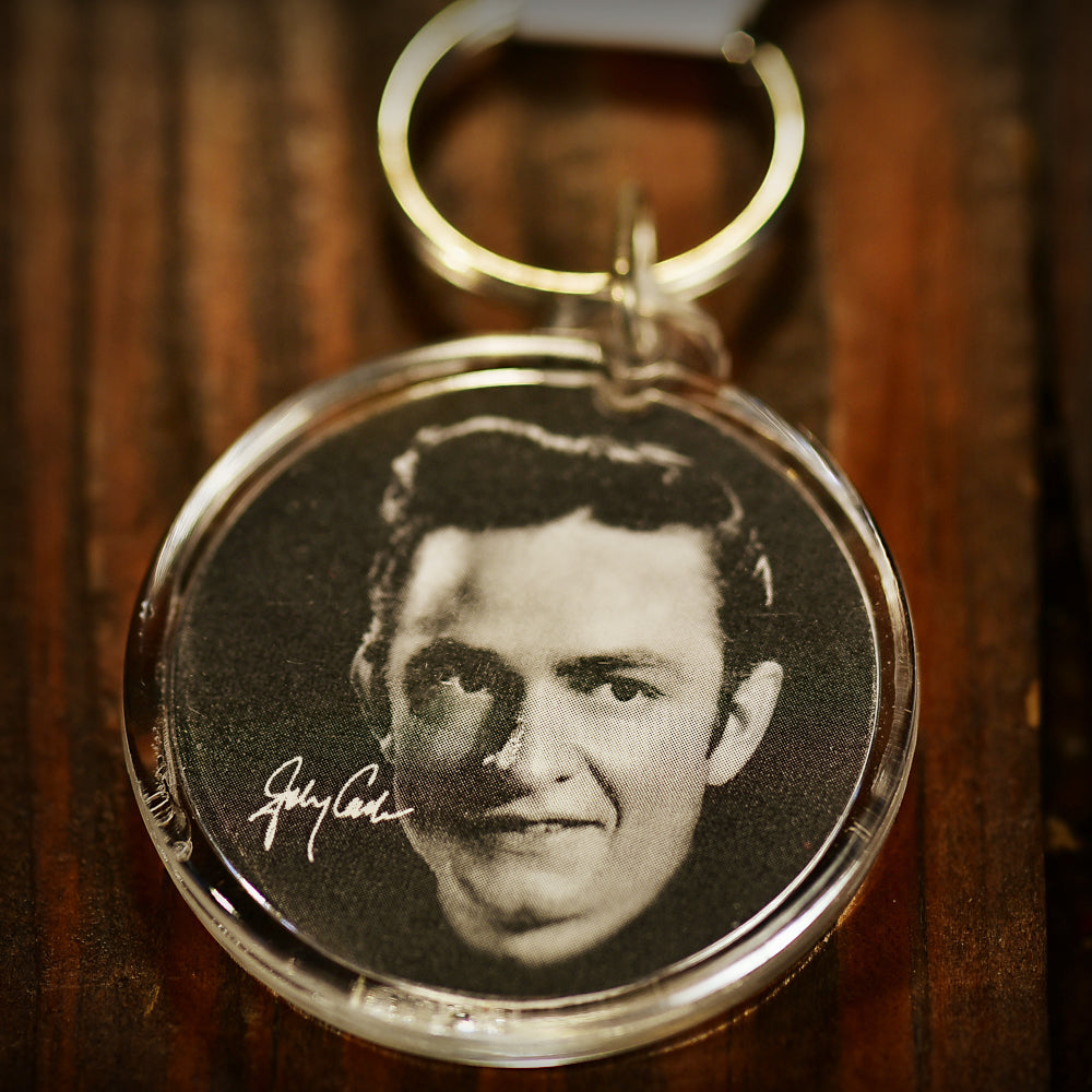 Johnny Cash "Walk the Line" Keyring