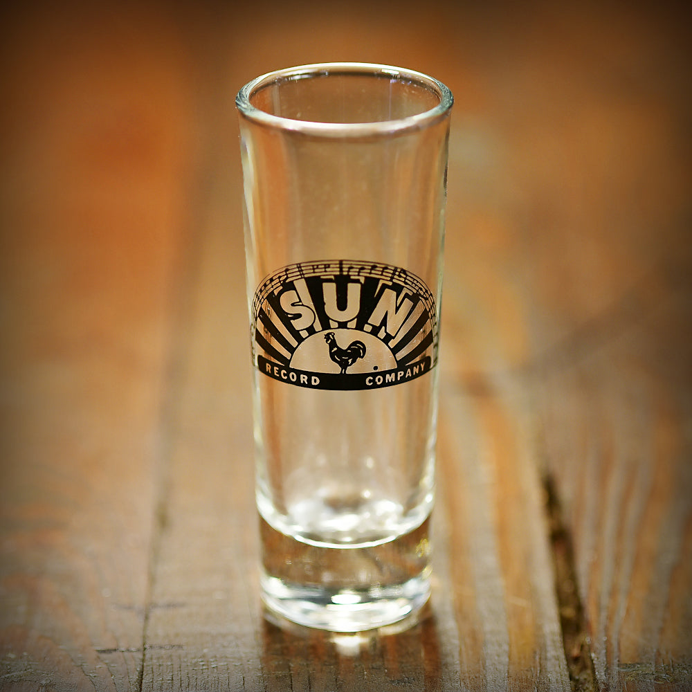 Sun Logo Shot Glass, Tall