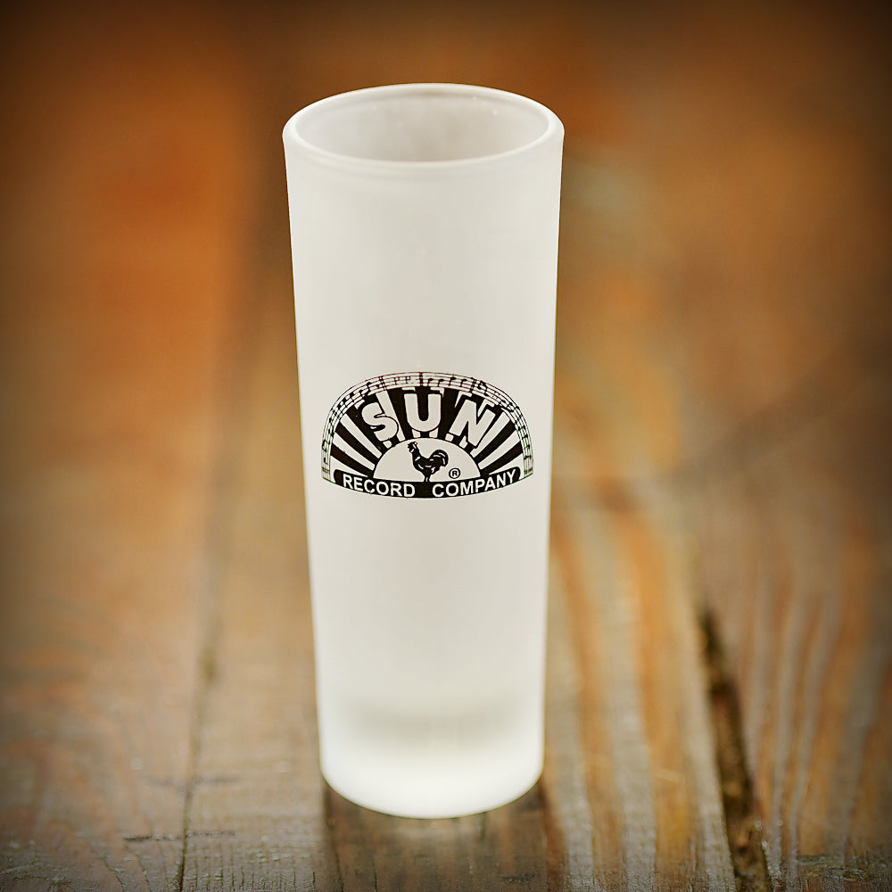 Sun Logo Shot Glass, Tall