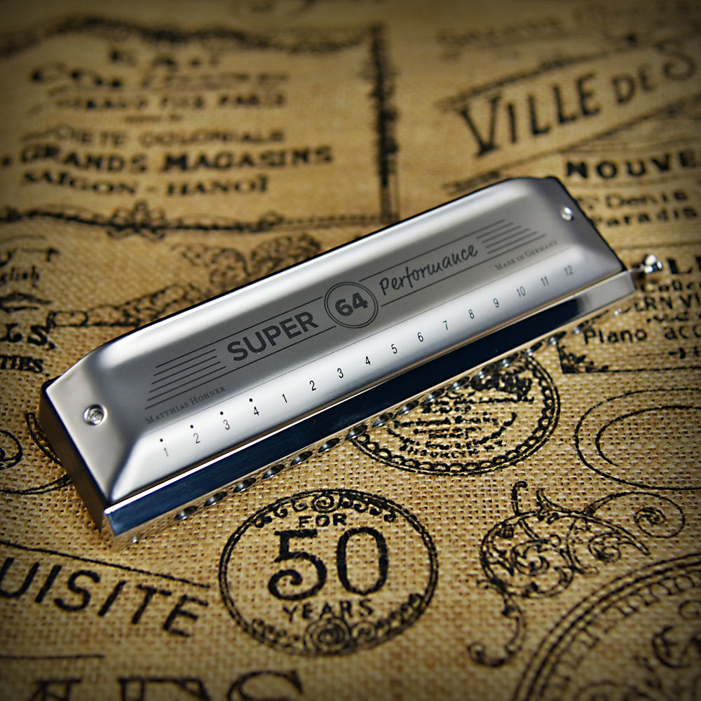 Hohner Super 64 Chromatic Harmonica, Key of C