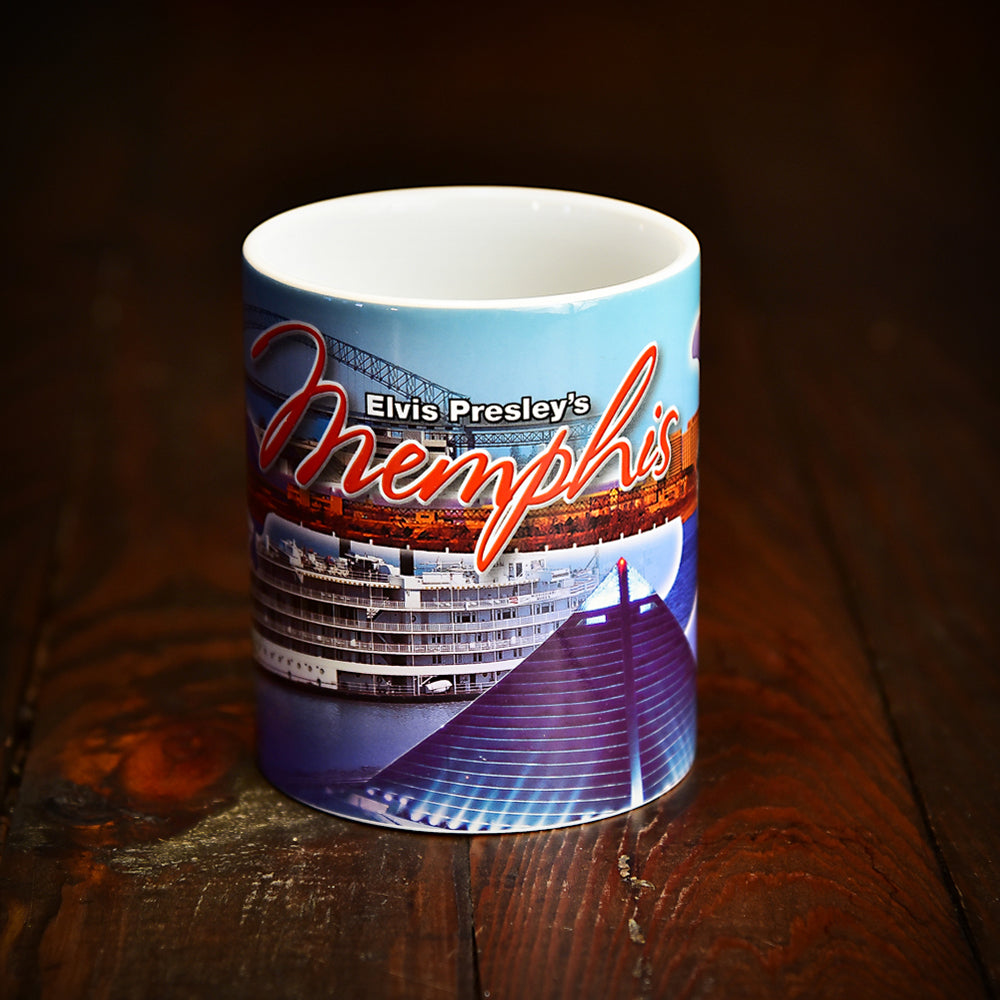 Elvis' Memphis Collage Mug