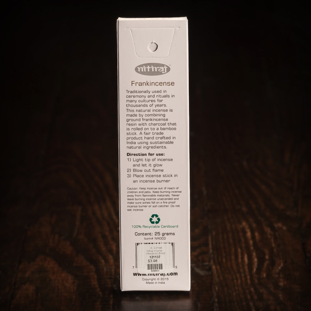 25g Nitiraj Incense, Frankincense