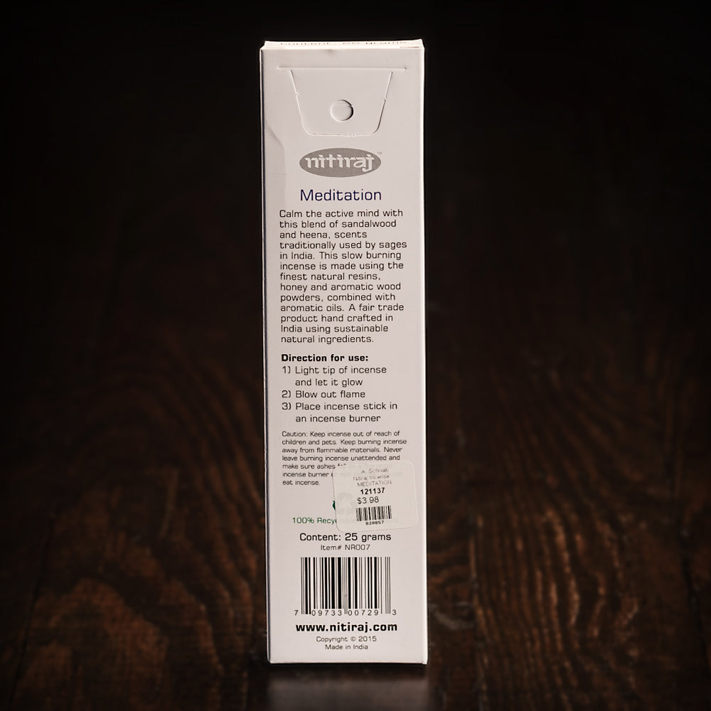 25g Nitiraj Incense, Meditation