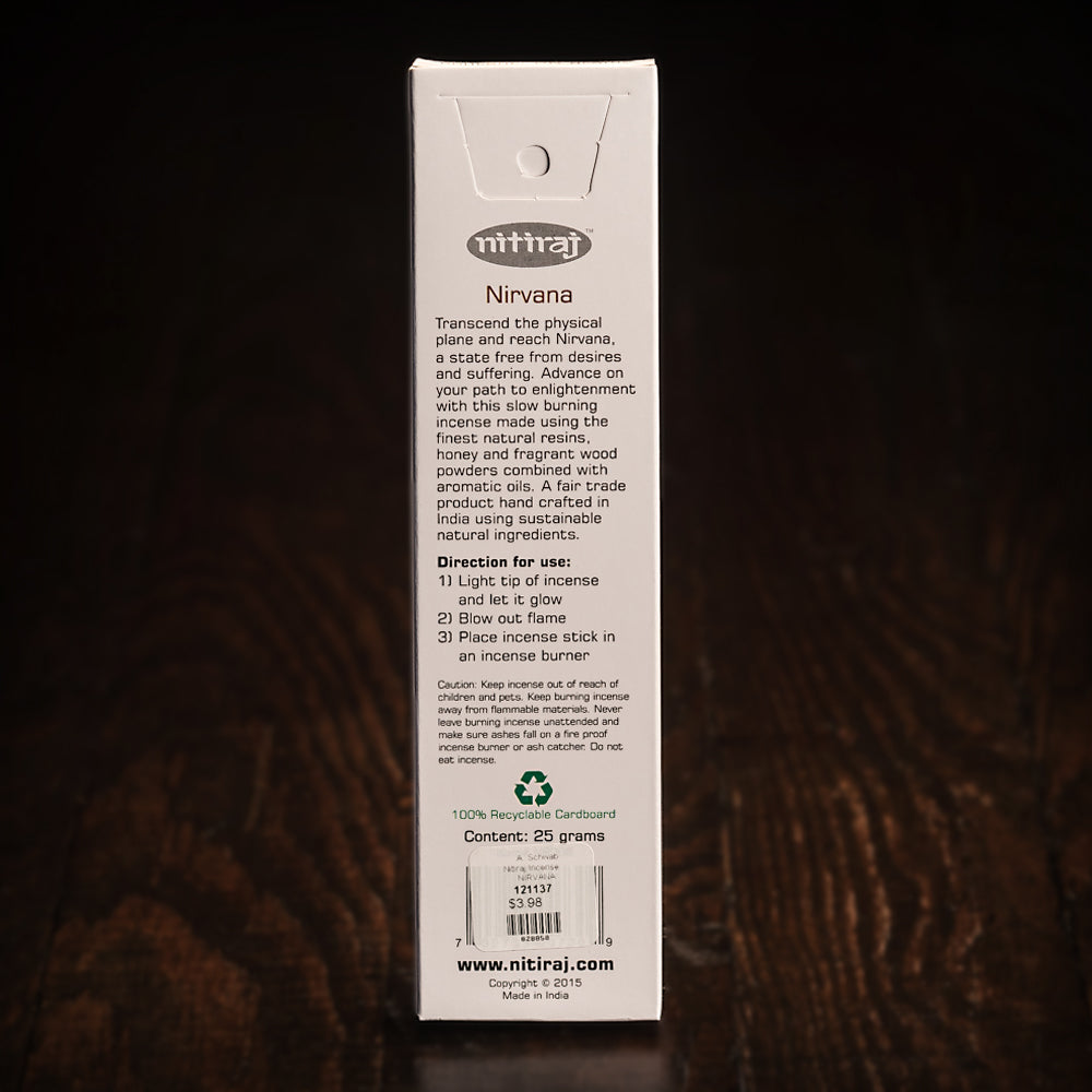 25g Nitiraj Incense, Nirvana