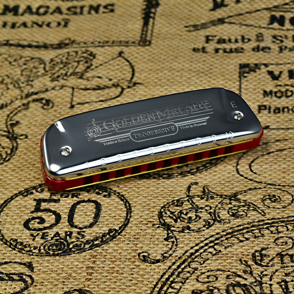 Kèn Harmonica Hohner Golden Melody Progressive