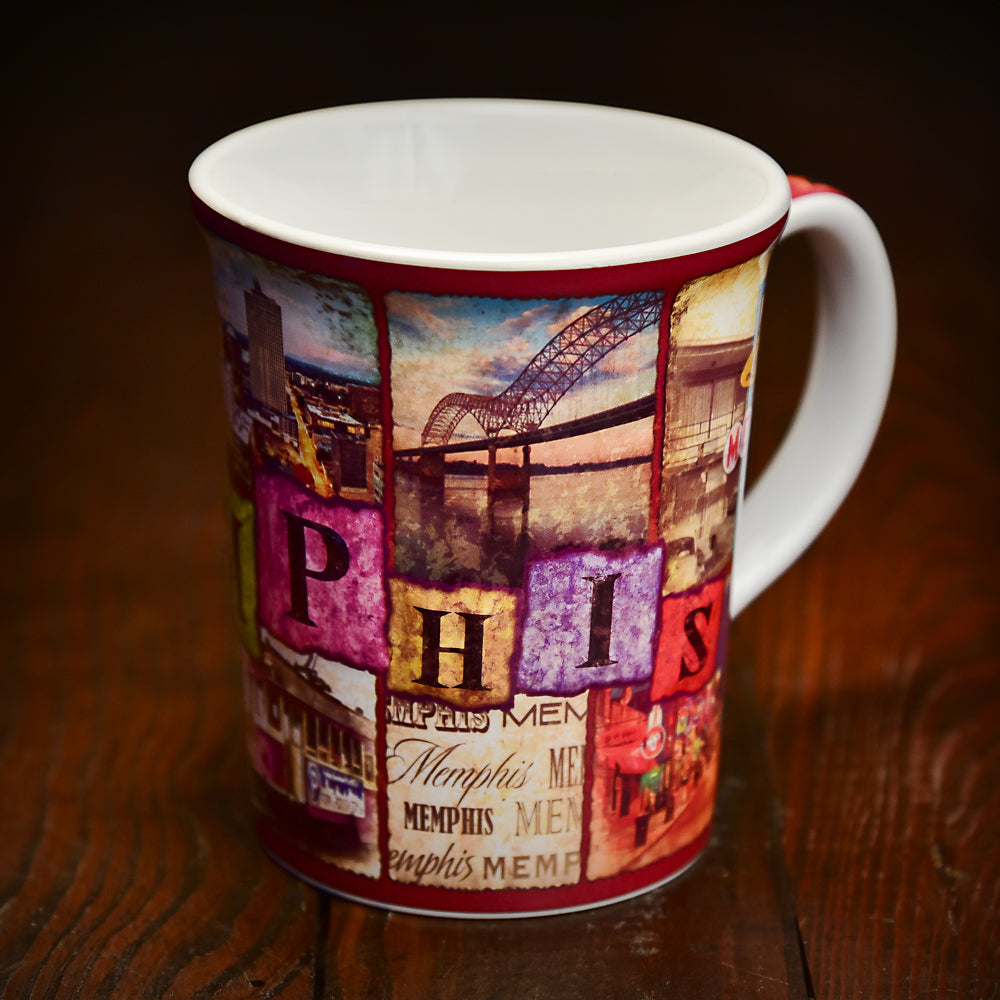 Memphis Embossed Photos Mug