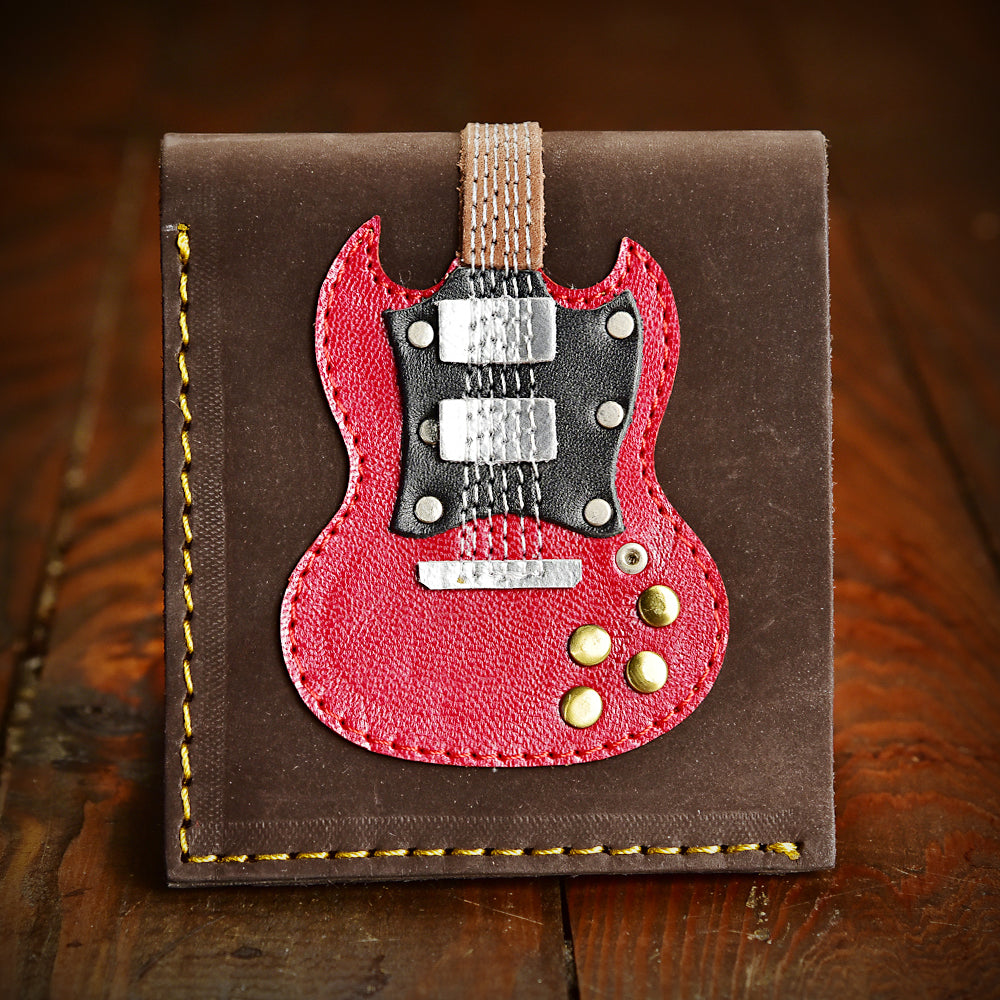 Double Cutaway Guitar Wallet