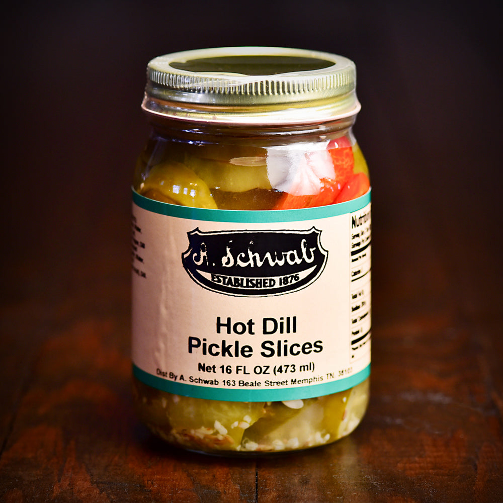 Hot Dill Pickle Slices 16oz