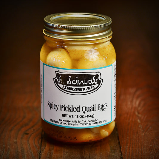Spicy Pickled Quail Eggs 16oz