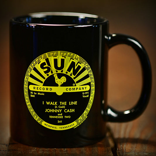 Johnny Cash Sun Studios Mug "I Walk the Line"