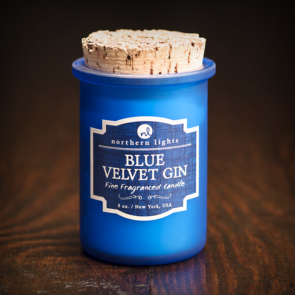 Blue Velvet Gin Candle