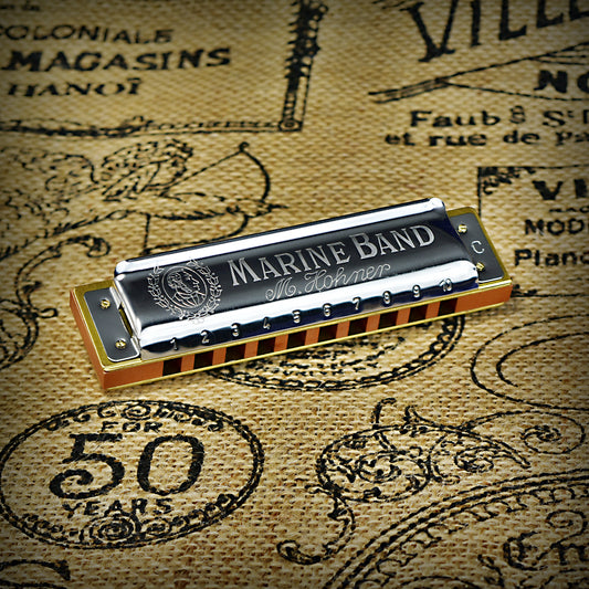 Hohner Marine Band 1896 Harmonica, Key of C