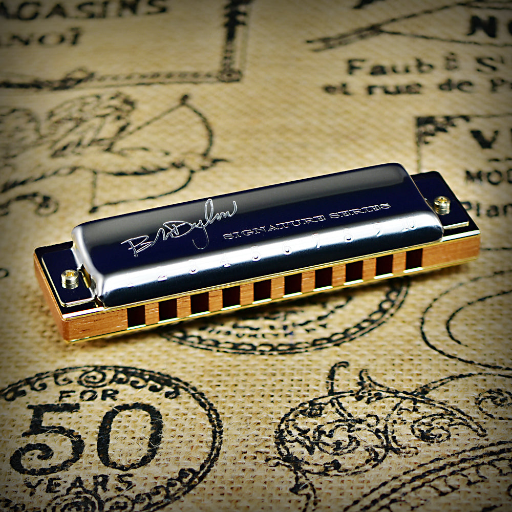 Hohner Bob Dylan Signature Series Harmonica, Key of C aschwab