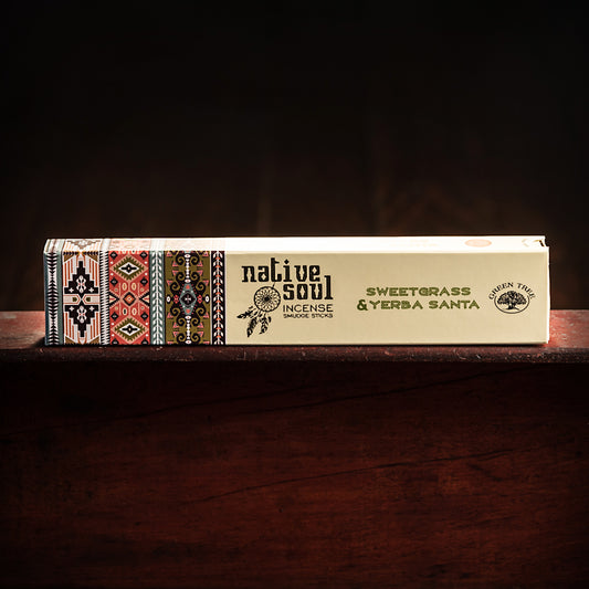 Green Tree Incense, Sweet Grass and Yerba Santa