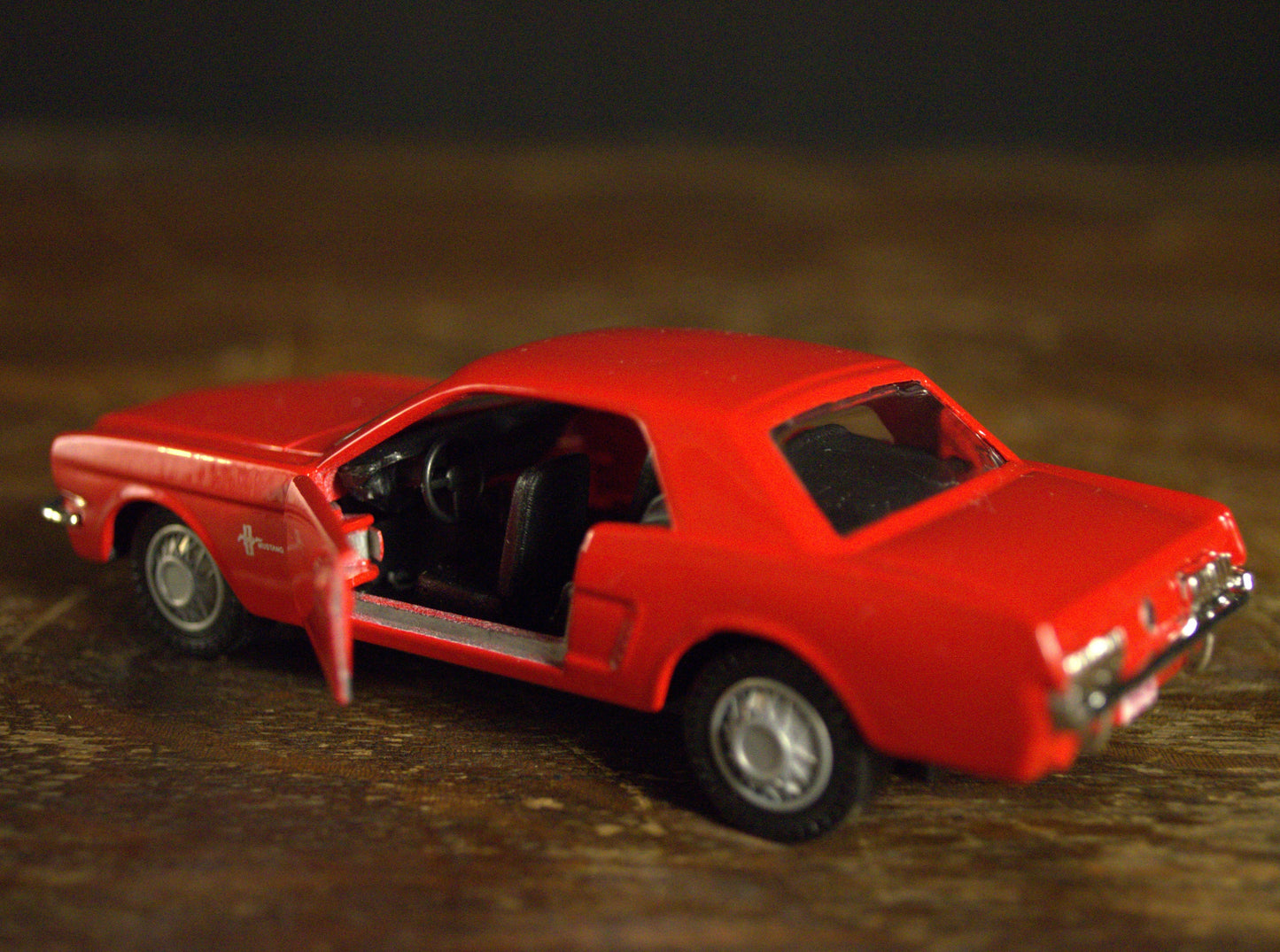 1965 Red Ford Mustang Die Cast 1/39 Scale