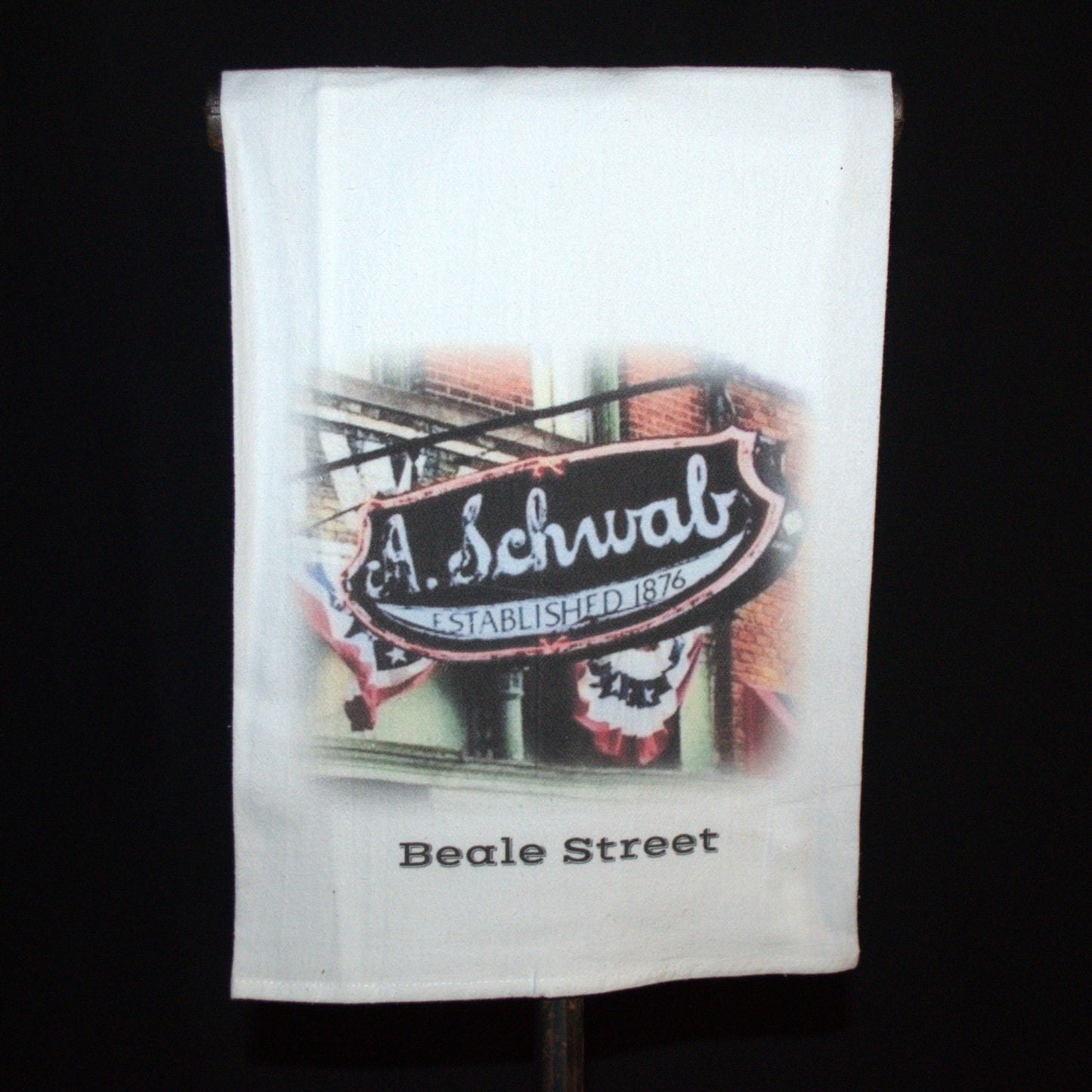 A. Schwab Sign Tea Towel