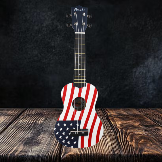 Amahi Ukuleles American Flag