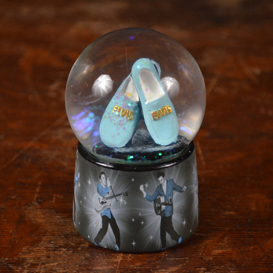 Blue Suede Shoes Snow Globe