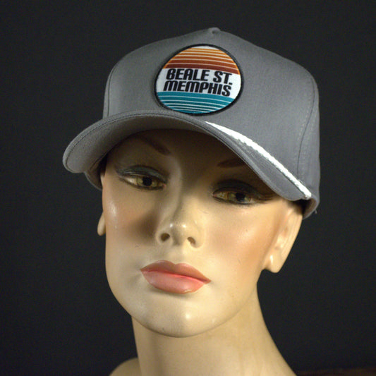 Beale St. Stripes Gray Hat