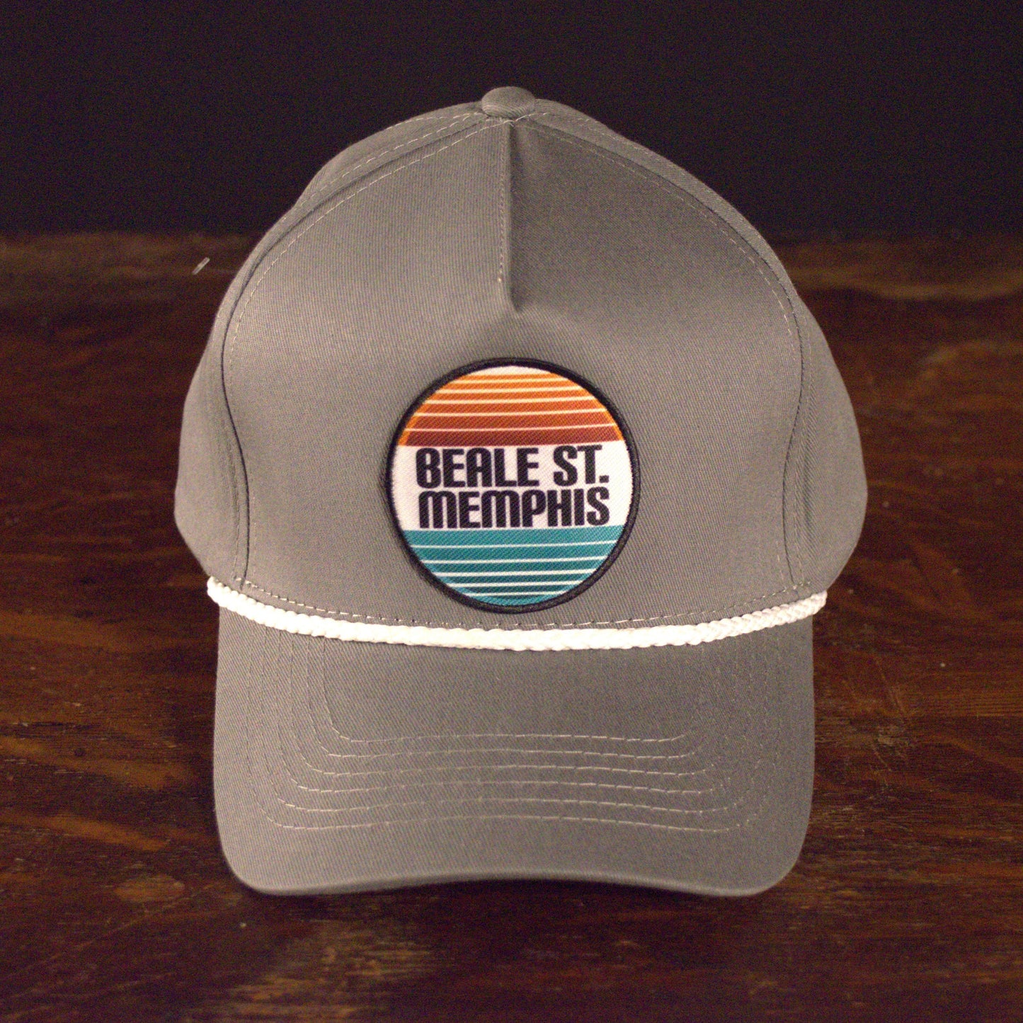 Beale St. Stripes Gray Hat