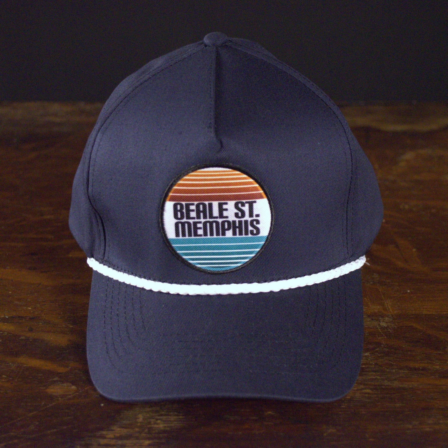 Beale St. Stripes Navy Blue Hat
